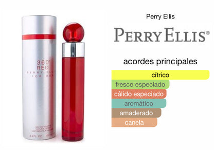 360° Red For Men Perry Ellis Le Perfum