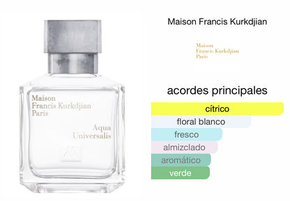 Aqva Universalis Maison Francis Kurkdjian Le Perfum