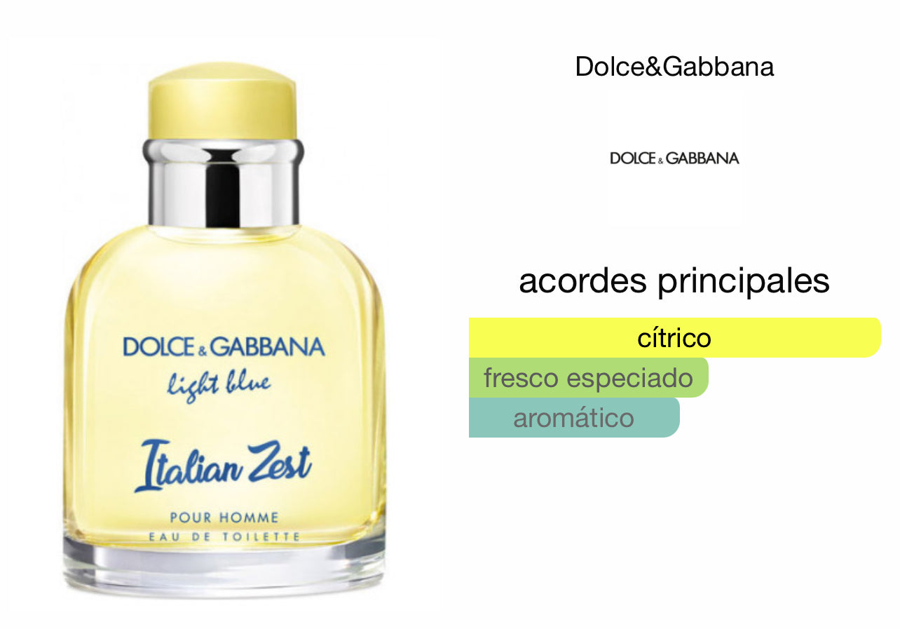 Light Blue Pour Homme Italian Zest Dolce & Gabbana EDT Le Perfum